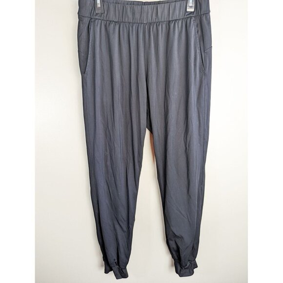 Black High Rise Athletic Active Joggers Large - Picture 1 of 9